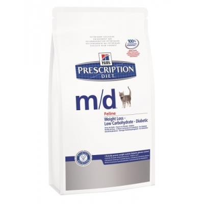 Meilleurs prix pour Croquettes hill's prescription diet feline m/d sac 1,5 kg