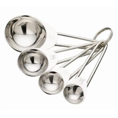 KITCHEN CRAFT SET 4 PIÈCES CUILLÈRES À MESURER ACIER INOXYDABLE