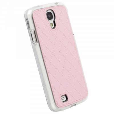 Krusell Avenyn Mobile UnderCover - Beschermende bedekking voor mobiele telefoon - polycarbonaat, imitatieleer - roze - voor Samsung Galaxy S4