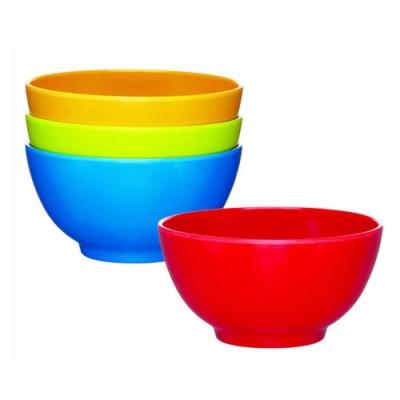 MINIAMO BOL EN MÉLAMINE COULEURS VIVES LOT DE 4