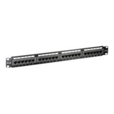 equip - Patchpaneel - RJ-45 X 16 - zwart - 1U - 19
