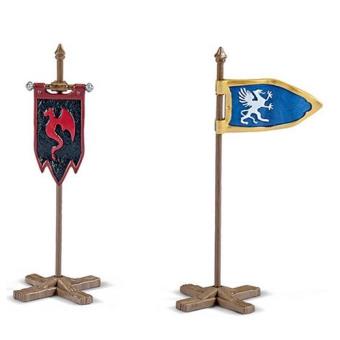 Schleich - 42149.0 - kit de drapeaux - 1