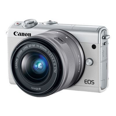 Canon EOS M100 - appareil photo numérique objectifs EF-M 15-45 mm IS et 55-200 mm
