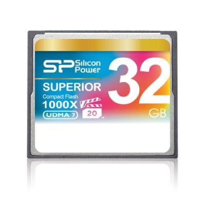 Silicon Power CompactFlash Superior 32 Go 1000x - CompactFlash 32 Go - Certifiée 1000x