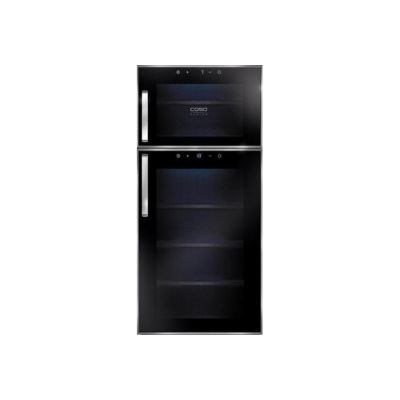 CASO Design WineDuett Touch 21 - Cave à vin - pose libre - noir