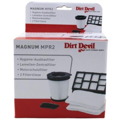 DIRT DEVIL 2690052017 SET DE FILTRES AVEC FILTRE DE SORTIE HYGIÉNIQUE, FILTRE CENTRAL À LAMELLES, FILTRE MOTEUR ET 2 HOUSSES DE