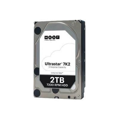 WD Ultrastar DC HA210 HUS722T2TALA604 - Vaste schijf - 2 TB - intern - 3.5 - SATA 6Gb/s - 7200 tpm -buffer: 128 MB