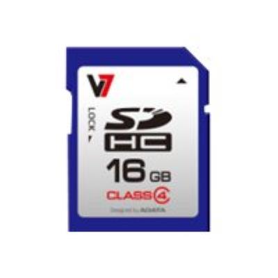 V7 VASDH16GCL4R - flashgeheugenkaart - 16 GB - SDHC