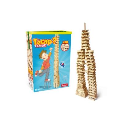 Jeujura - jouet en bois - construction - tecap classic - baril 300 planchettes