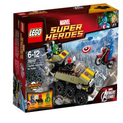 Lego super heroes - marvel - 76017 - jeu de construction - captain america contre hydra