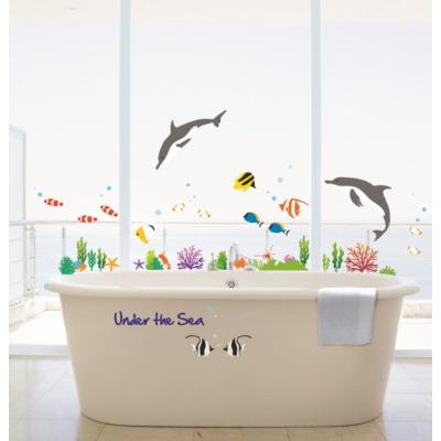 Pick and Stick Sticker Mural Stickers poissons dauphins