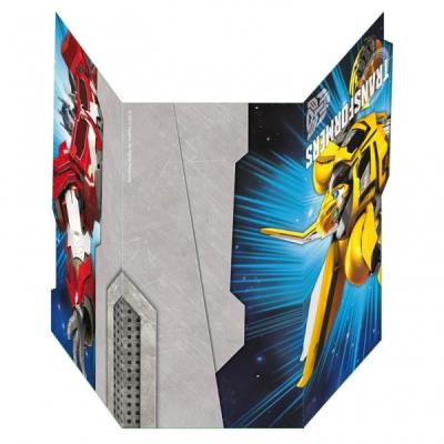 6 Cartes d'invitation Transformers™