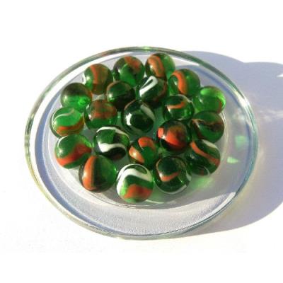 25 Billes en verre Croco - Jeu de Plein Air et de cours de récréation