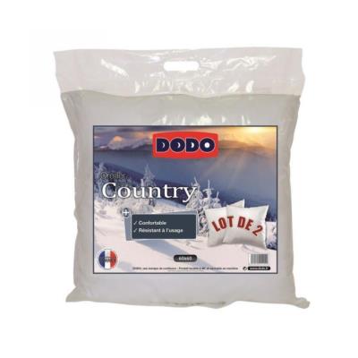 DODO Lot de 2 Oreillers COUNTRY 60x60cm