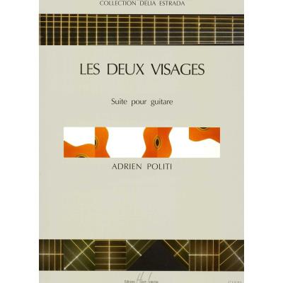 Partitions classique LEMOINE POLITI ADRIEN - VISAGES (2) - GUITARE Guitare