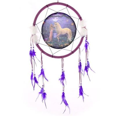 Attrape-rêves Fantaisie Impression Licorne et Jardin, M