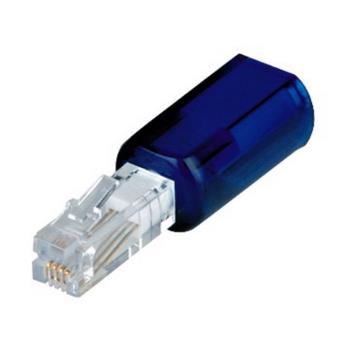Adaptateur - Hama - anti-noeud pour câble téléphonique, Bleu néon - Câble  téléphone portable - Achat & prix
