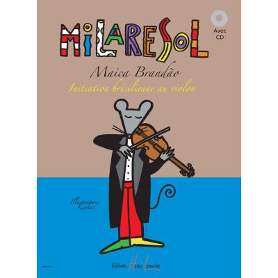 Méthodes et pédagogie LEMOINE BRANDAO MAICA - MILARESOL + CD - VIOLON Violon