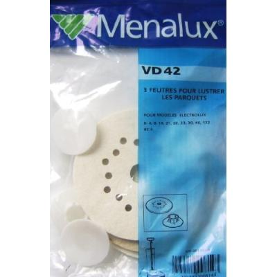 ELECTROLUX VD42 ACCESSOIRES POUR CIREUSE 3 FEUTRES