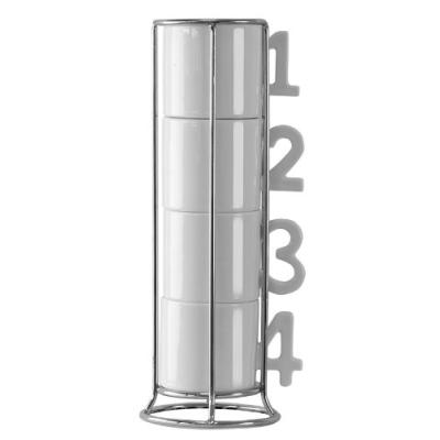 INVOTIS IN1486 TASSES 1 2 3 4 SET DE 4 PIÈCES S
