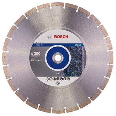 Bosch Disque à Tronçonner Diamanté Standard For Stone (350 X 20,00+25,40 X 3,1 X 10 Mm)