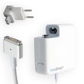 Alimentation pour ordinateur portable APPLE MacBook 13.3"" 2.0GHz MA701LL/A model 2006 16.5V 3.65A 60W magsafe 2 Adaptateur Chargeur - Visiodirect - - 1