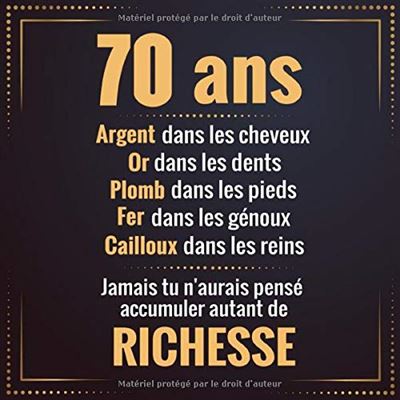 70 Ans Livre D Or Pour Anniversaire Soixante Dix Annees Cadeau Personnalisable Pour Fete D Anniversaire 100 Pages 21 59 X 21 59 Cm Nlfbp Editions Broche Nlfbp Editions Achat Livre Fnac