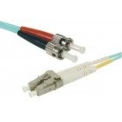 Cordon duplex om3 50 125 aqua lc st - 2m