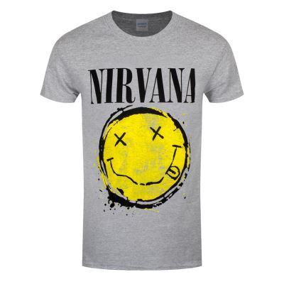 Nirvana T-Shirt Splat Homme GrisNon Applicable