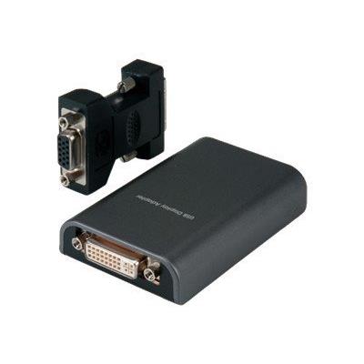 Secomp ROLINE USB Display Adapter externe video-adapter - zwart