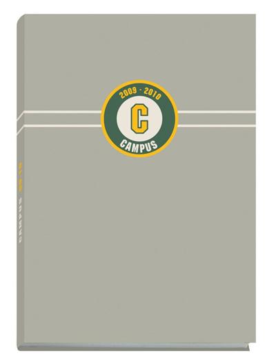 Agenda Campus Boy 2010-2011 1 jour par page Gris clair, Agenda Scolaire Exacompta bleu