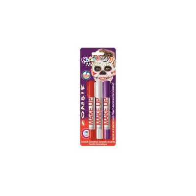 Blister 3 Sticks Maquillage Pocket Zombie