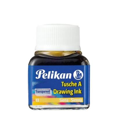 Pelikan flacon 10 ml encre de chine a sienne n° 13 a 523