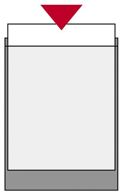 Etui Exacompta - Sachet de 10 étuis PVC simples A4