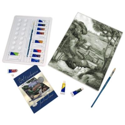 ROYAL & LANGNICKEL POM-SET10 PEINDRE SA PROPRE OEUVRE D'ART VILLA DE L'ESTAQUE