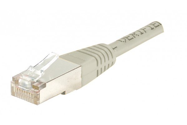Cordon RJ45 patch FTP CAT 5e -  7,50 m
