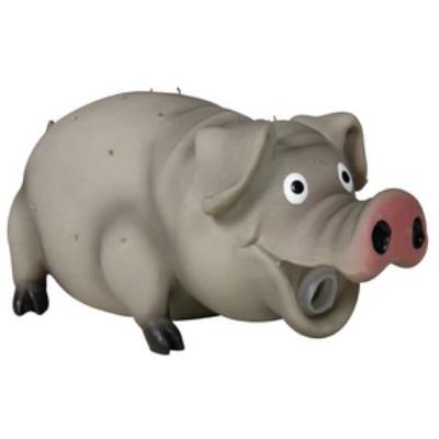 Cochon Avec Son Original, Latex, 23 Cm - 35490 - Mon Animalerie