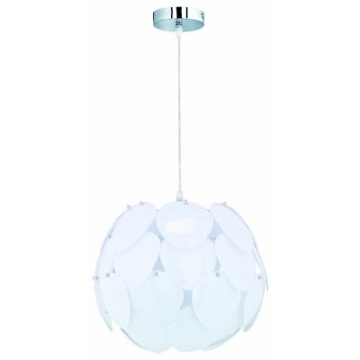 Reality Leuchten R30051001 Suspension 1 Ampoule E27 60 W Non Incluse Chroméblanc 40 X 150 Cm