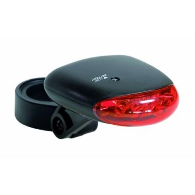 Büchel kompakt 51614 arrière 5 led pour vélo noir