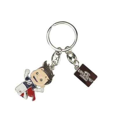 UEFA EURO 2016 - Porte clés officiel double pendentif avec la mascotte officiel de l'Euro 2016