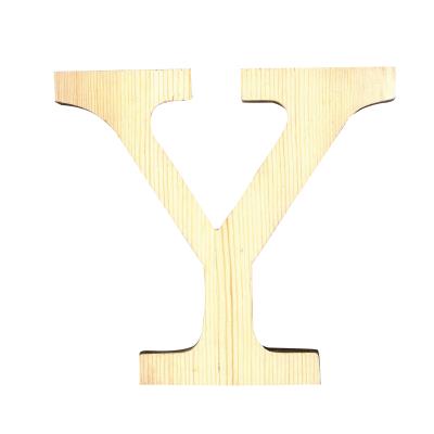 Lettre Y - Hauteur 11,5 cm - Bois découpé