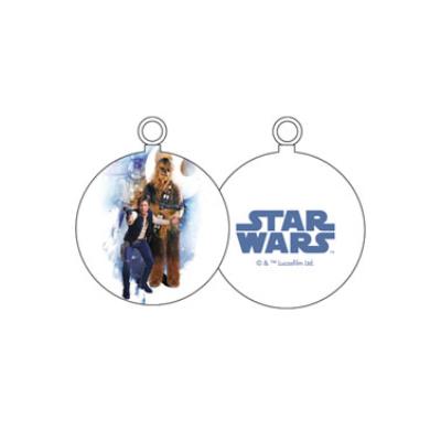 Star Wars décoration sapin Han Solo & Chewbacca