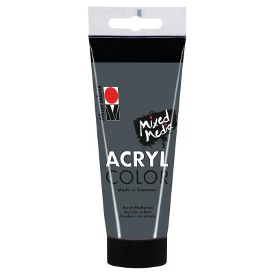 Marabu - Tube AcryColor Couleur Gris Foncé - 100ml