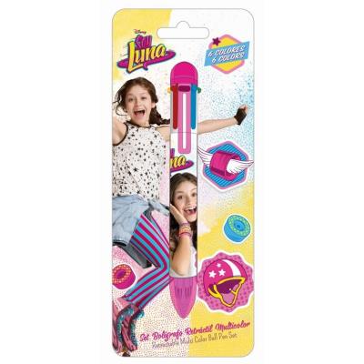 Stylo rétractable 6 couleurs - SOY LUNA