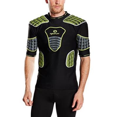Optimum homme atomic protective protections dépaule - black yellow grey, x-large
