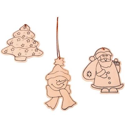 Beleduc - 40684 - Kit De Loisirs Créatifs - Pendentifs De Noel - Set De 3