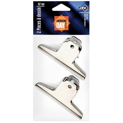 Jpc sachet de 2 pinces spring clip 100 mm 757105