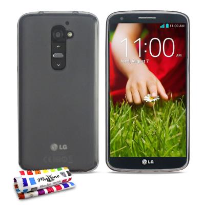 Coque Souple ORIGINAL Ultra Fine Gris Le Glossy Hybrid de MUZZANO pour LG OPTIMUS G2
