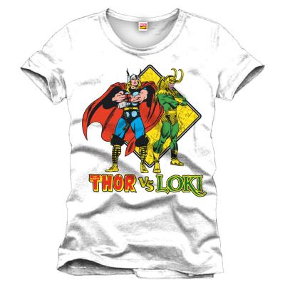 Thor - T-Shirt  vs. Loki white (M)