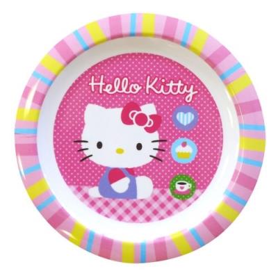 Spel - 004877 - ameublement et décoration - assiette - hello kitty - mélamine